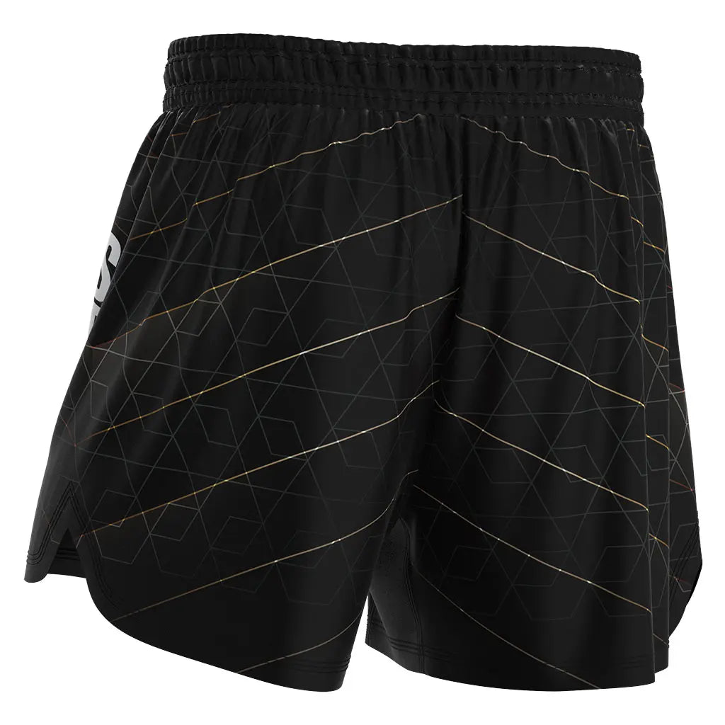 The Left Back View of No-Gi Hexflow Jiu Jitsu Shorts
