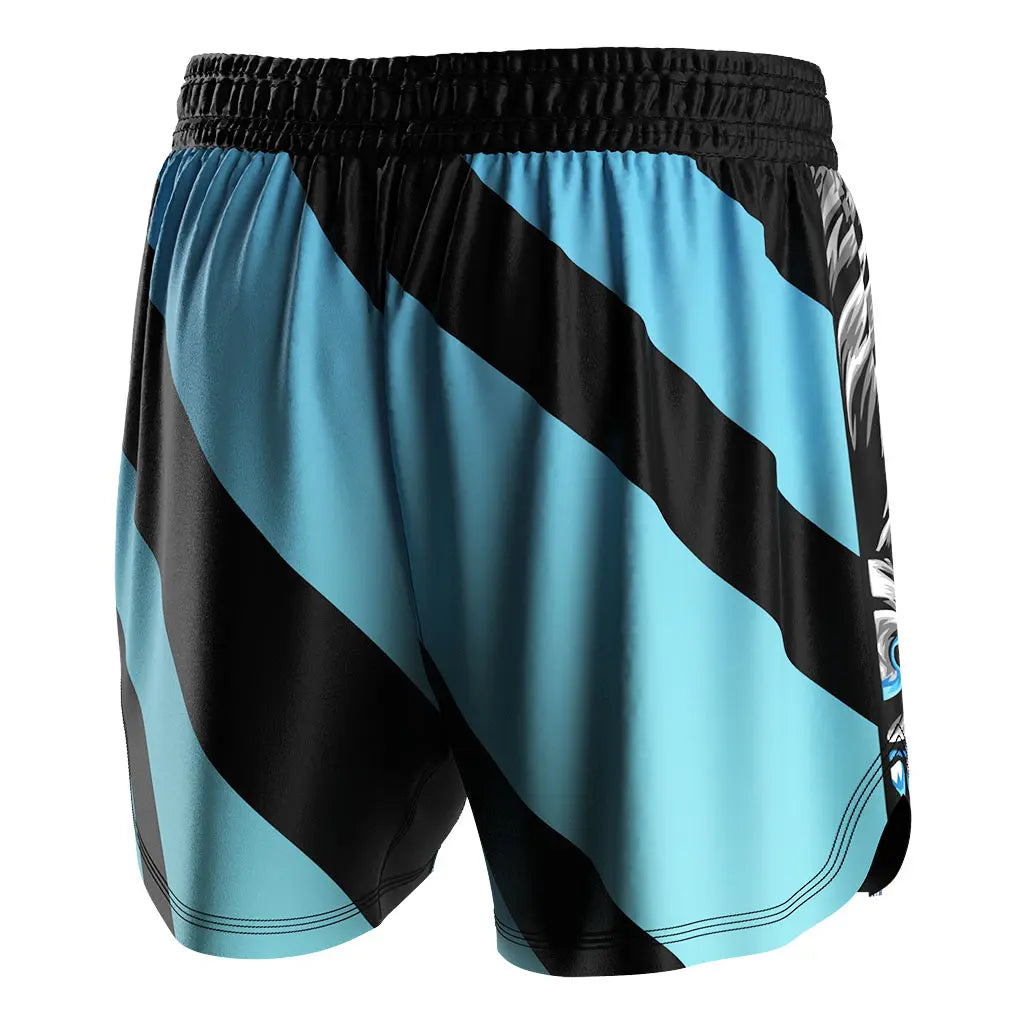 The Right Back View of No-Gi Jungle Rise Jiu Jitsu Shorts
