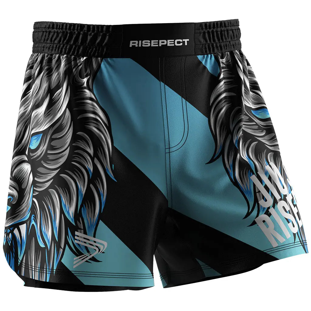 The Right Front View of No-Gi Jungle Rise Jiu Jitsu Shorts