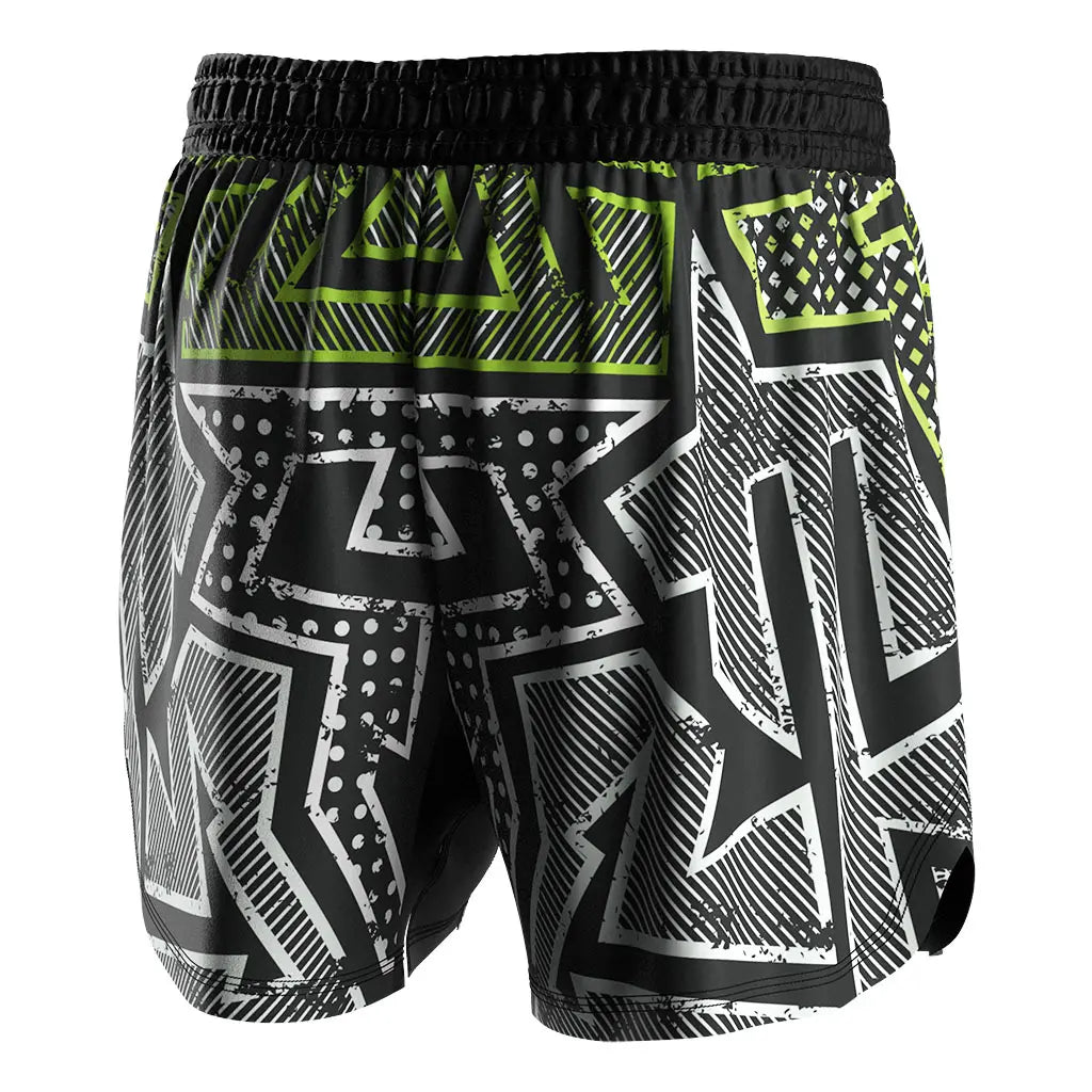 The Right Back View of No-Gi Koi Drift Jiu Jitsu Shorts