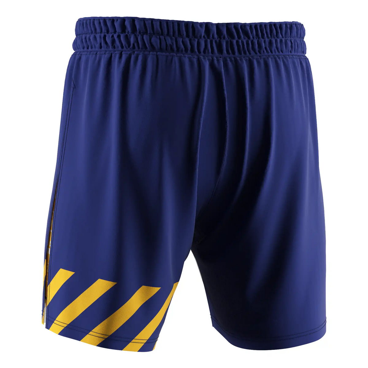 Purple High Split Nogi Jiujitsu Shorts W/ Gold Lining