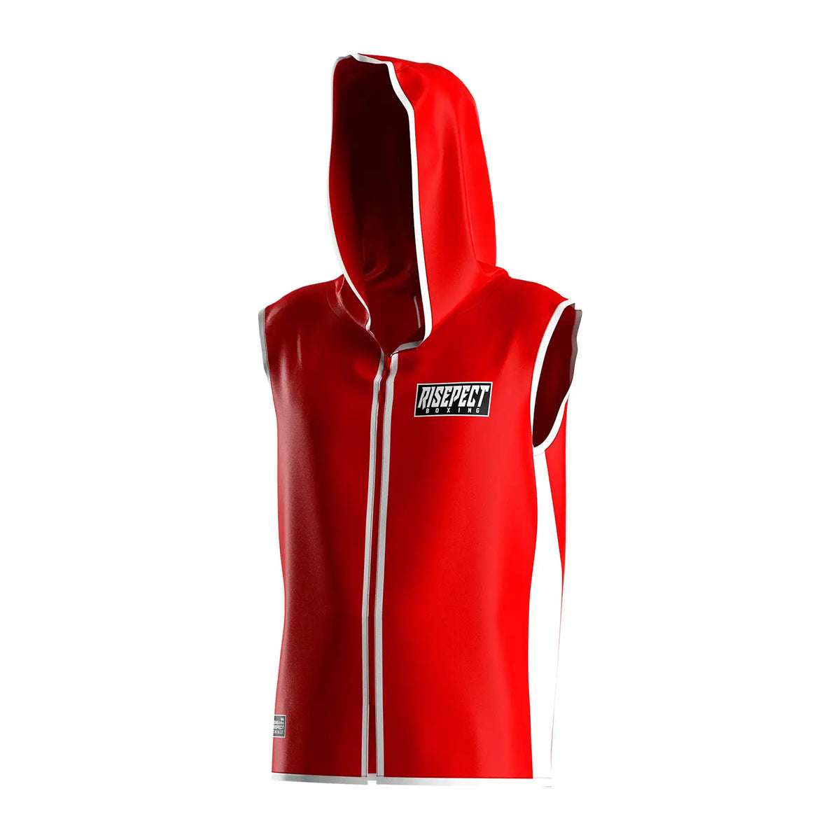 Red‑Blue Clash Legacy Sleeveless Boxing Jacket