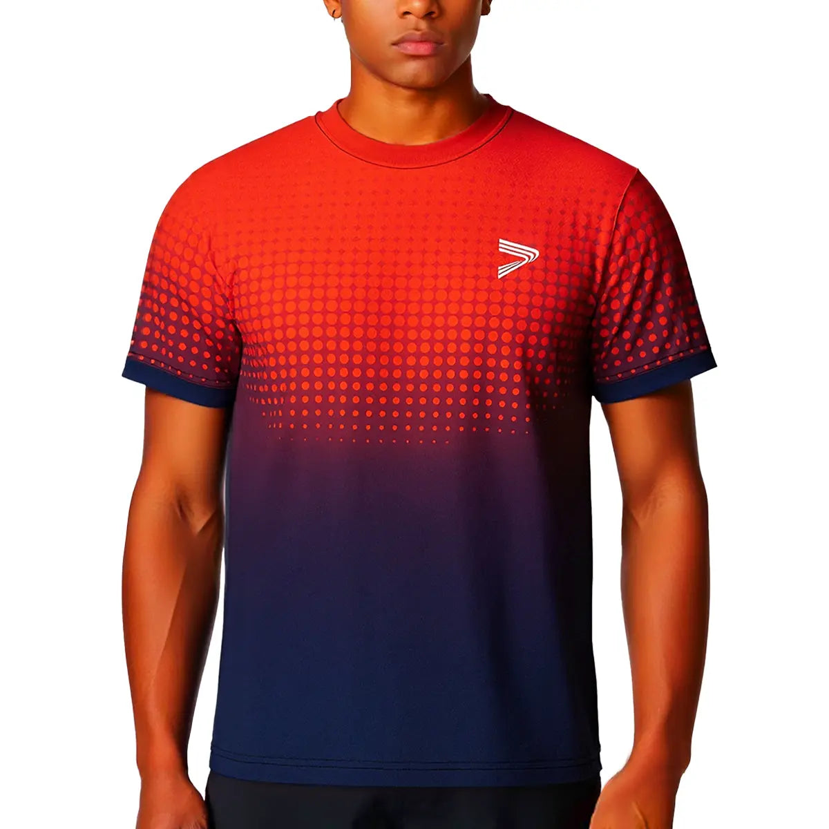 Red Tech Gradient Jiu Jitsu/Wrestling Tshirt