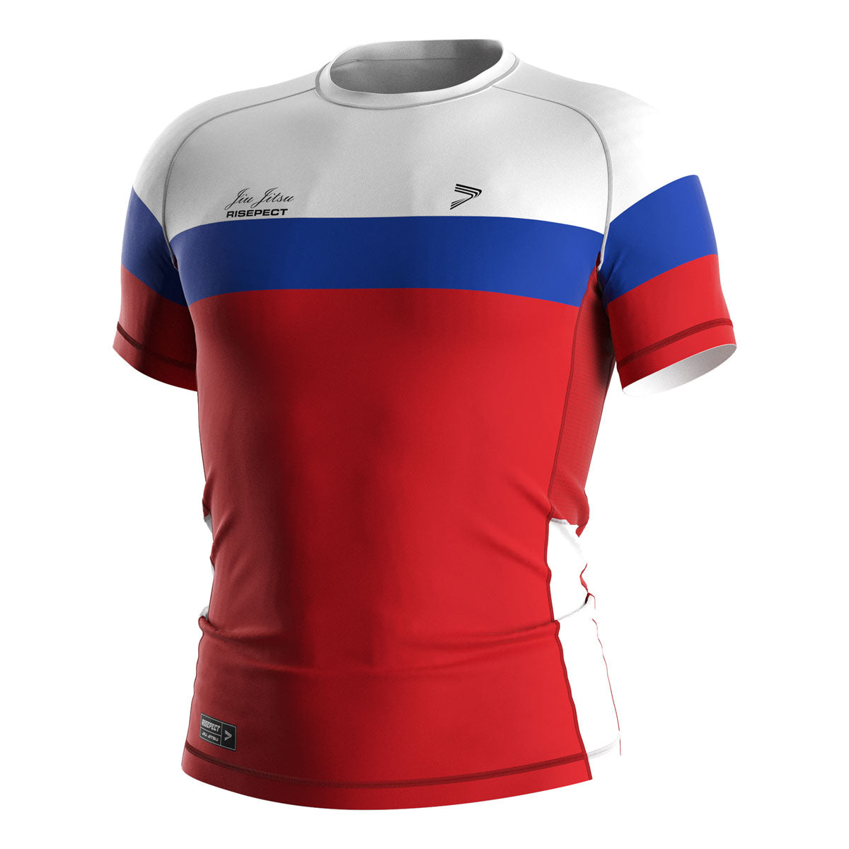 Russia Flag Rash Guard Short Sleeve – RISEPECT
