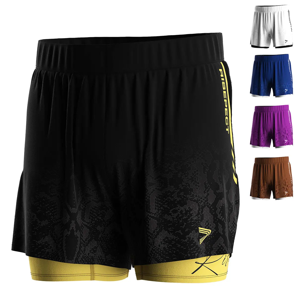 Serpent Strike 2-in-1 MMA Fight Shorts W/ Compression Inner