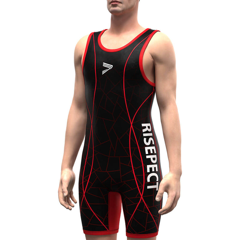 Sexy Red Line Wrestling Singlet 1.0