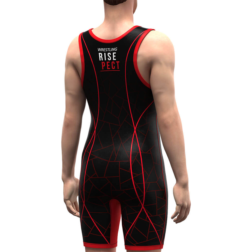 Sexy Red Line Wrestling Singlet 1.0