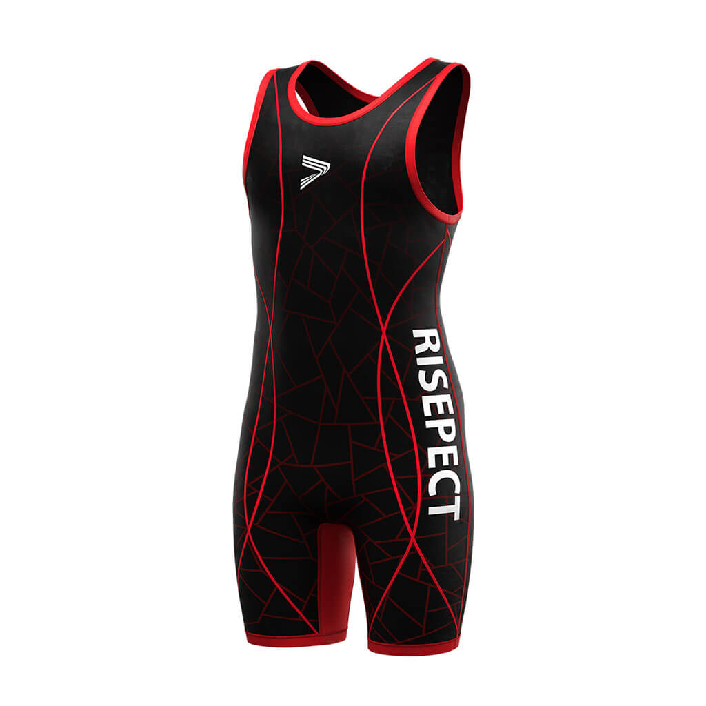 Sexy Red Line Wrestling Singlet 1.0