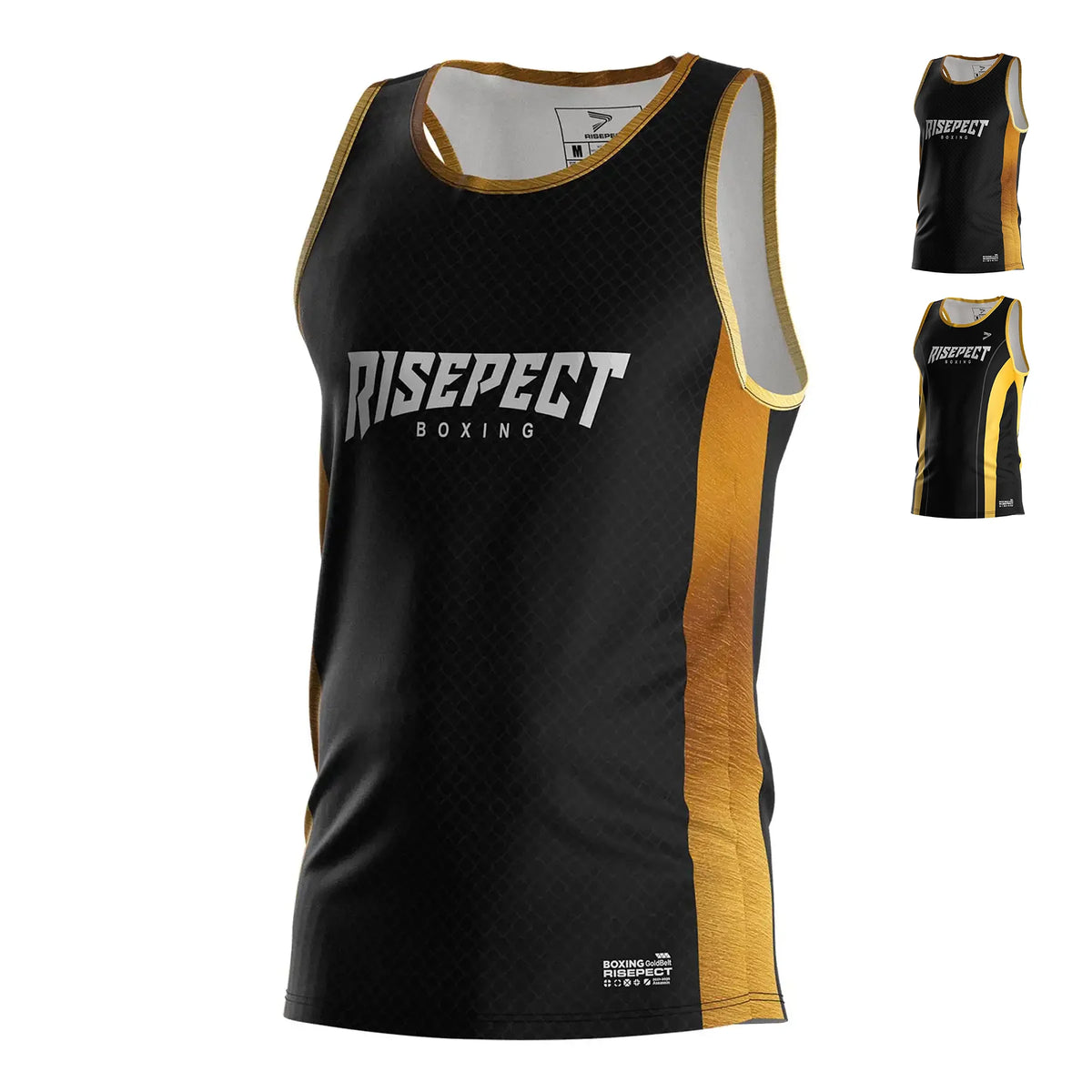 Shadowed Gold Fury Boxing Singlet Tank