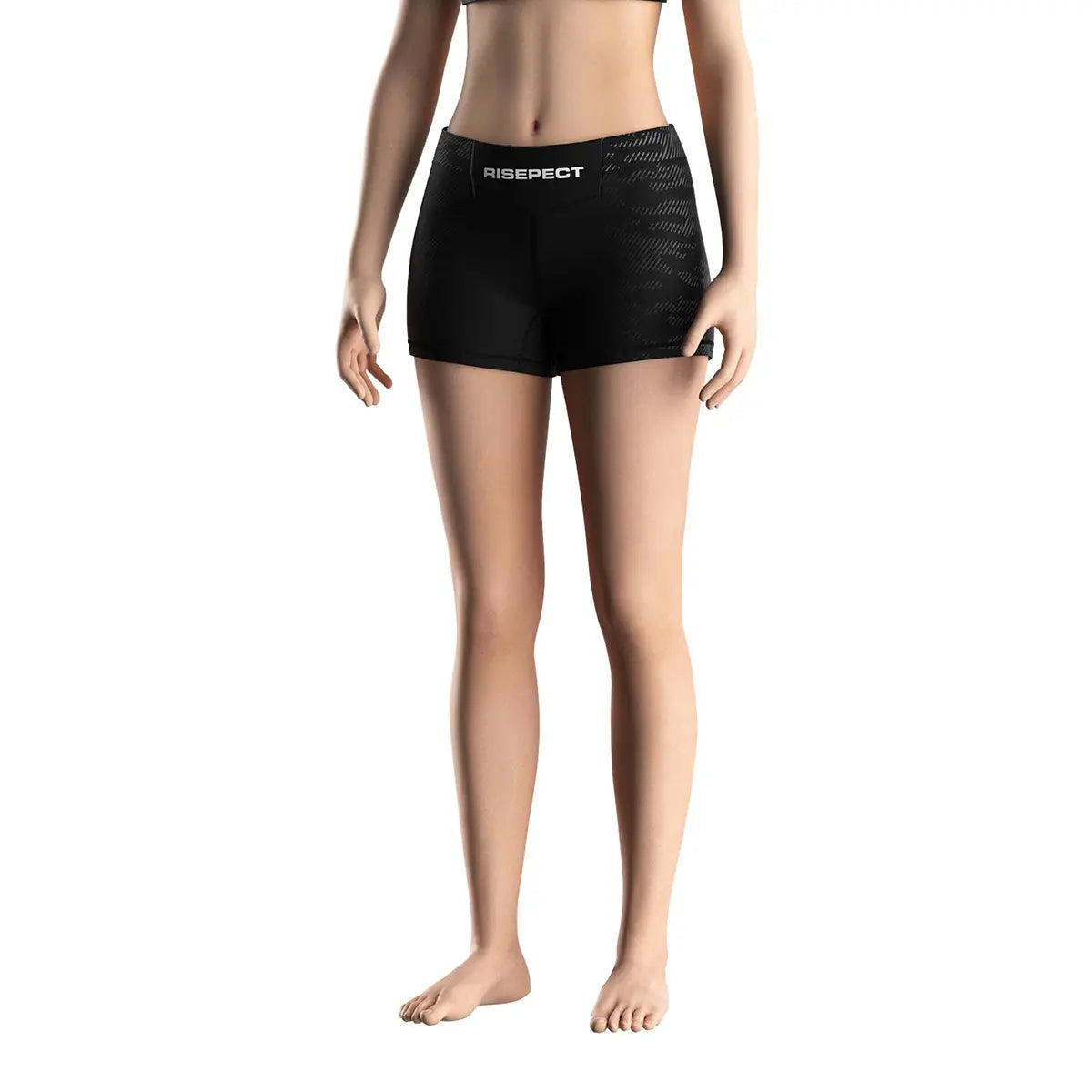 Female Model in Shadowline Women's Vale Tudo Shorts 2.0 Front View