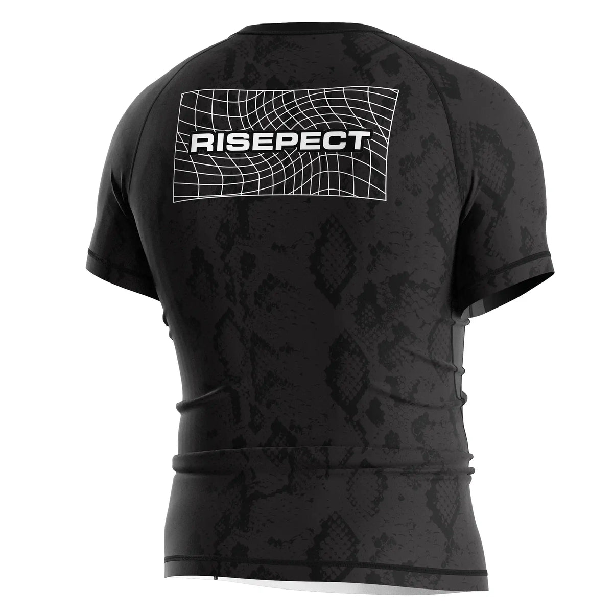 Short Sleeve Rash Guard 3.0 – Black Tone-on-Tone Pattern