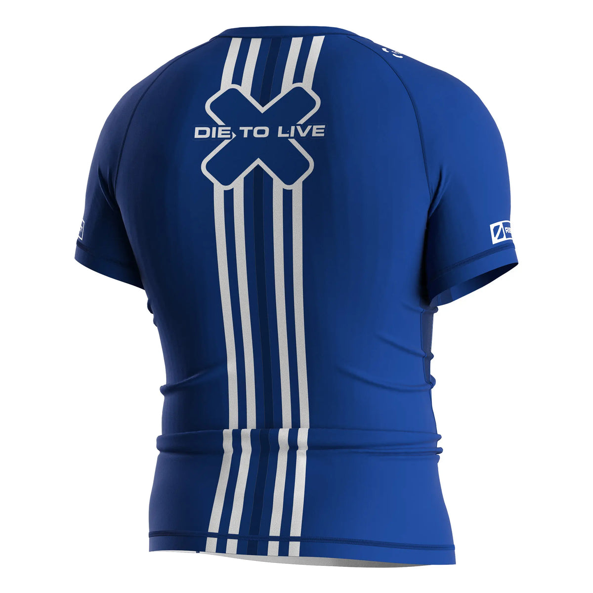Short Sleeve Rash Guard 3.0 – Deep Blue Minimal Logo