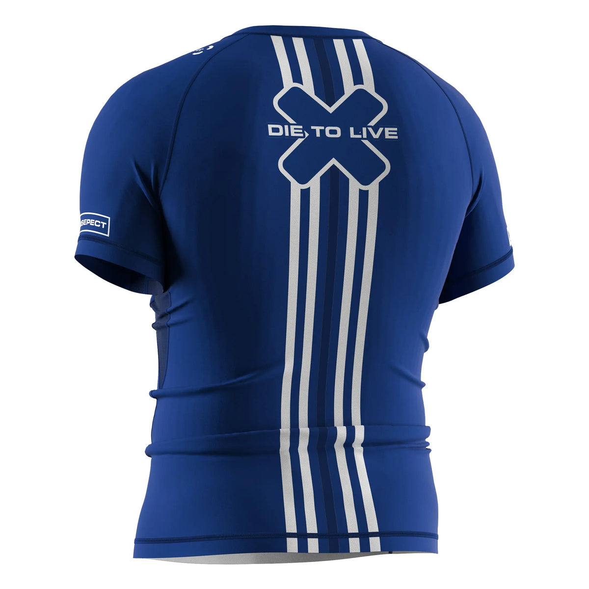 Short Sleeve Rash Guard 3.0 – Deep Blue Minimal Logo