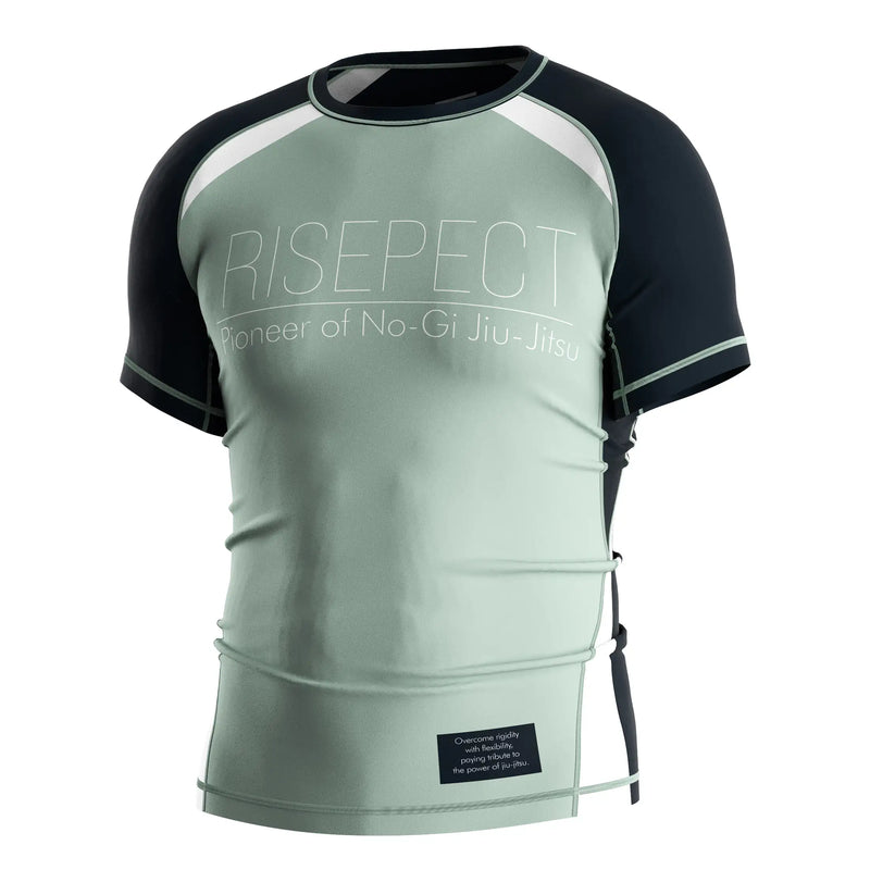 Short Sleeve Rash Guard 3.0 – Mint Green Minimalist