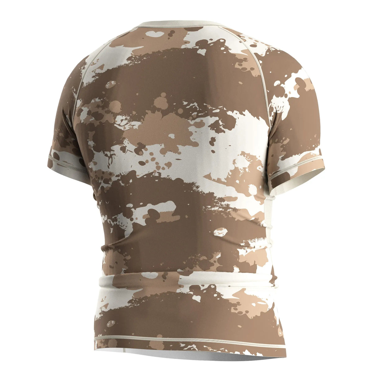 Short Sleeve Rash Guard 3.0 – White with Desert Camo