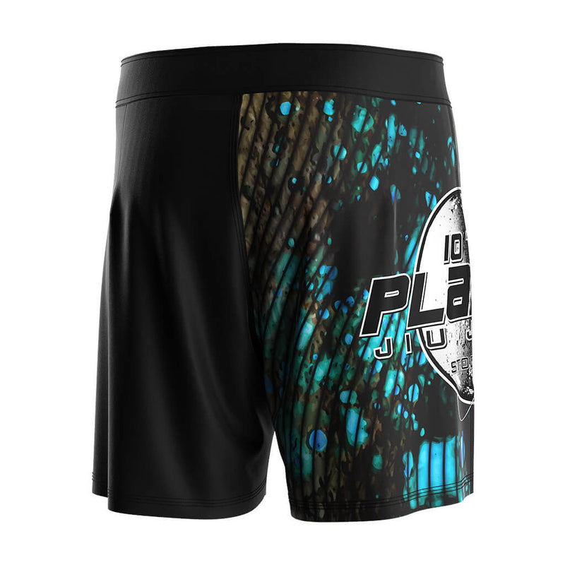Space Astronaut BJJ MMA Shorts - right back