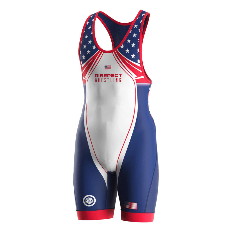 Stars & Strikes USA Freedom Wrestling Singlet 3.0 - LEFT FRONT