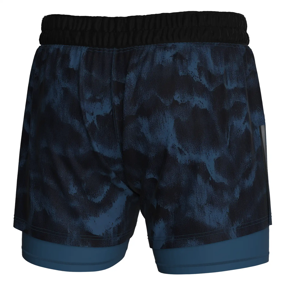Tie Dye Blue 2in1 BJJ Hybrid Shorts Men