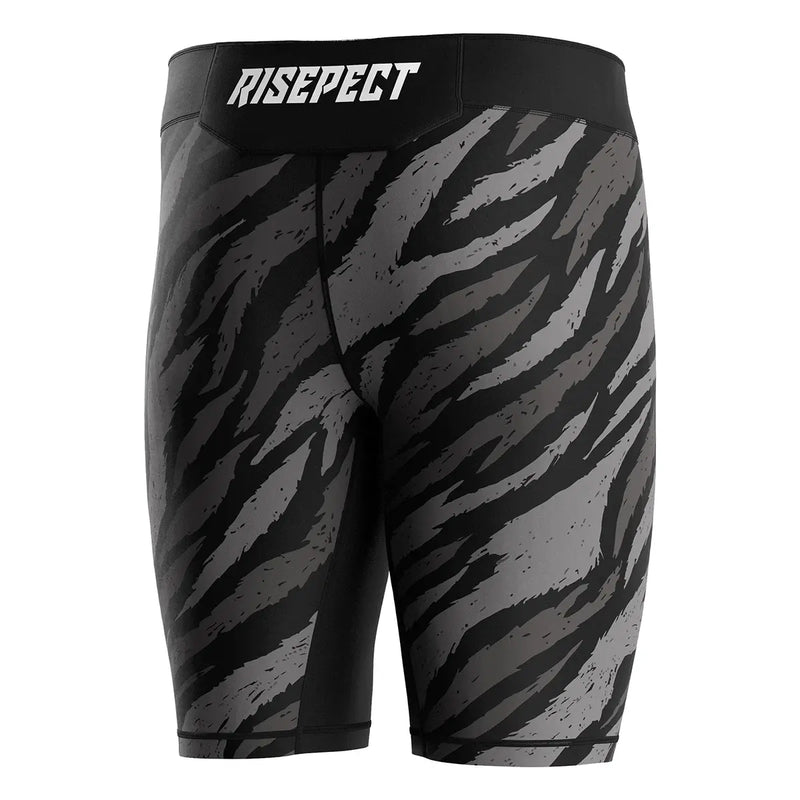 The Right Back View of Tiger Pulse Men Vale Tudo Shorts 2.0