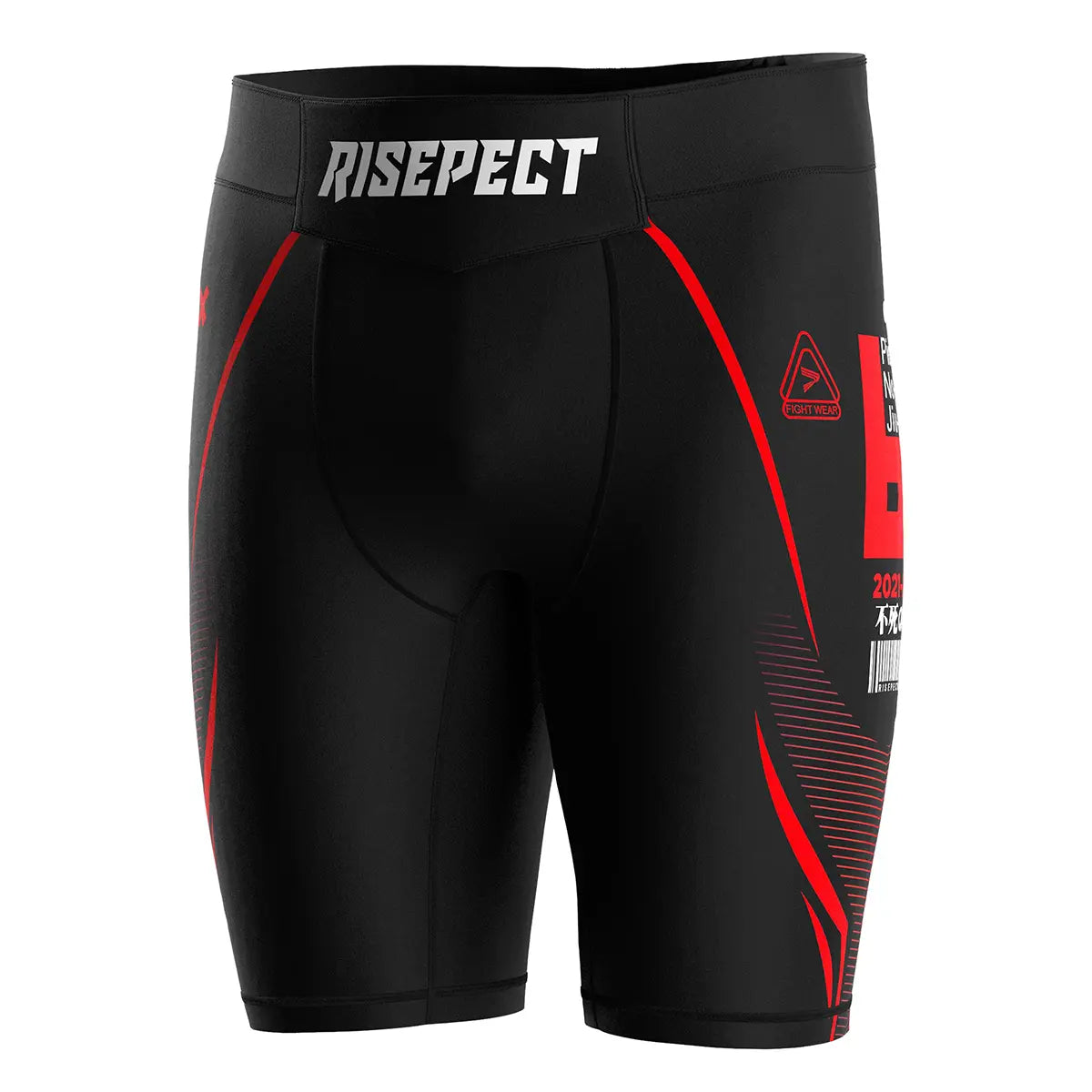 The Left Front View of Turbo Creed Men Vale Tudo Shorts 2.0