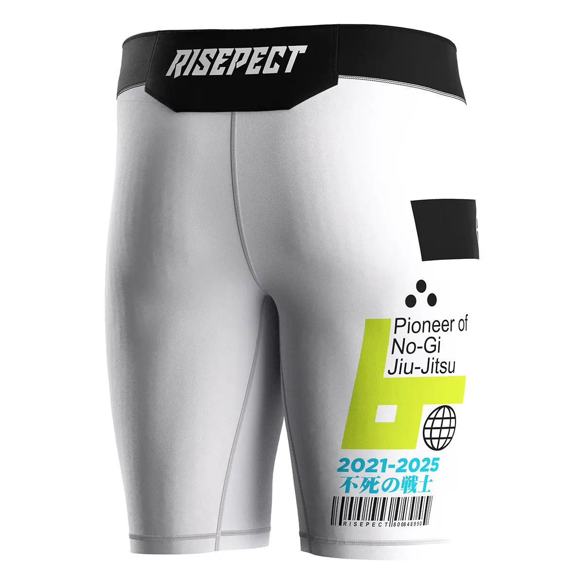 The Right Back View of Warrior's Threshold Men Vale Tudo Compression Shorts 2.0