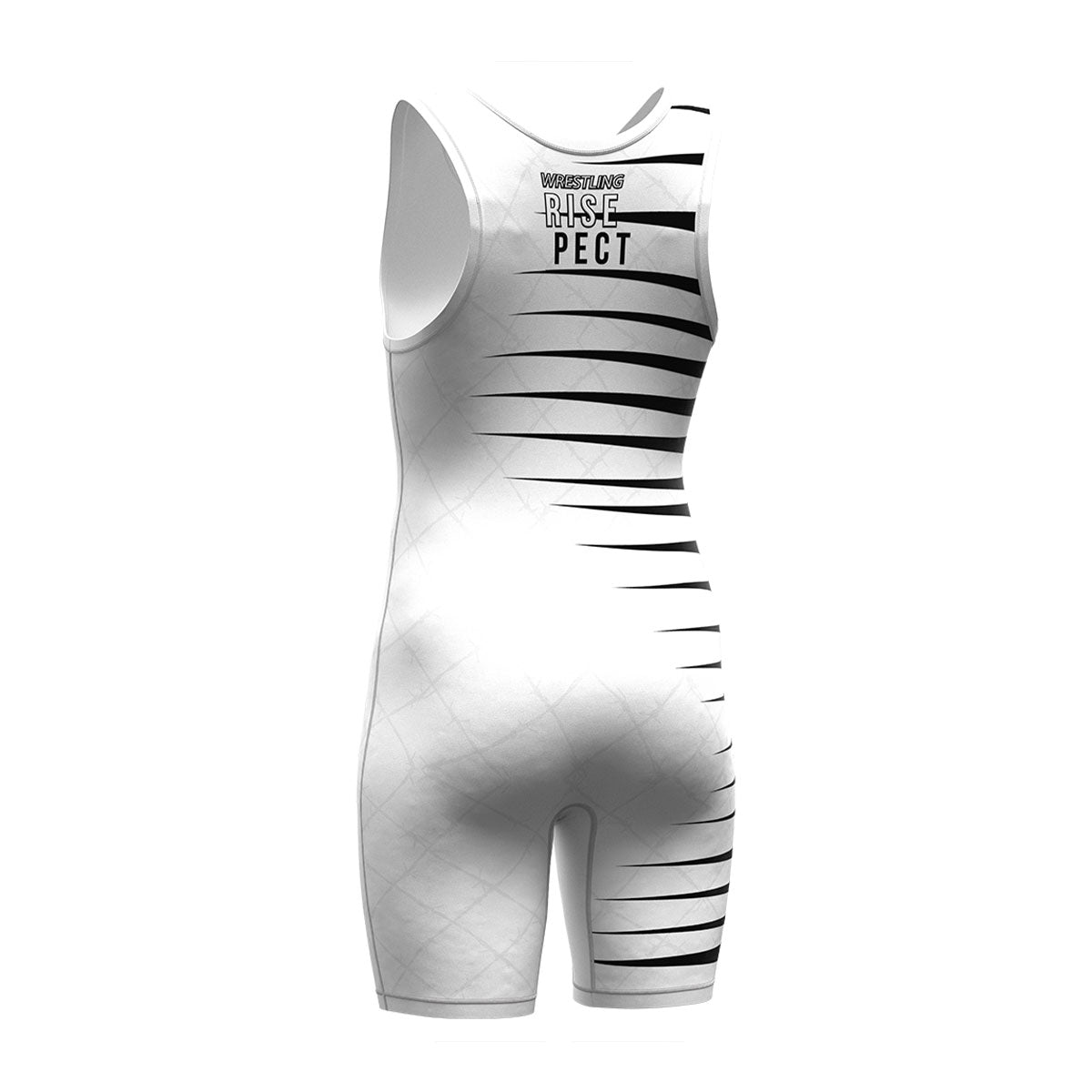 White Wrestling Singlet With Barbed Wire 1.0
