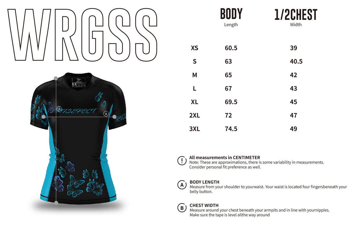Daci Rash Guard Chart Size Custom – RISEPECT