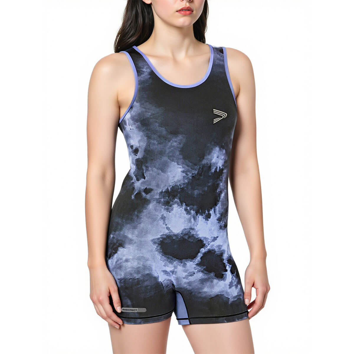 Damen Fitness Bodysuit-Fantasy Lila 