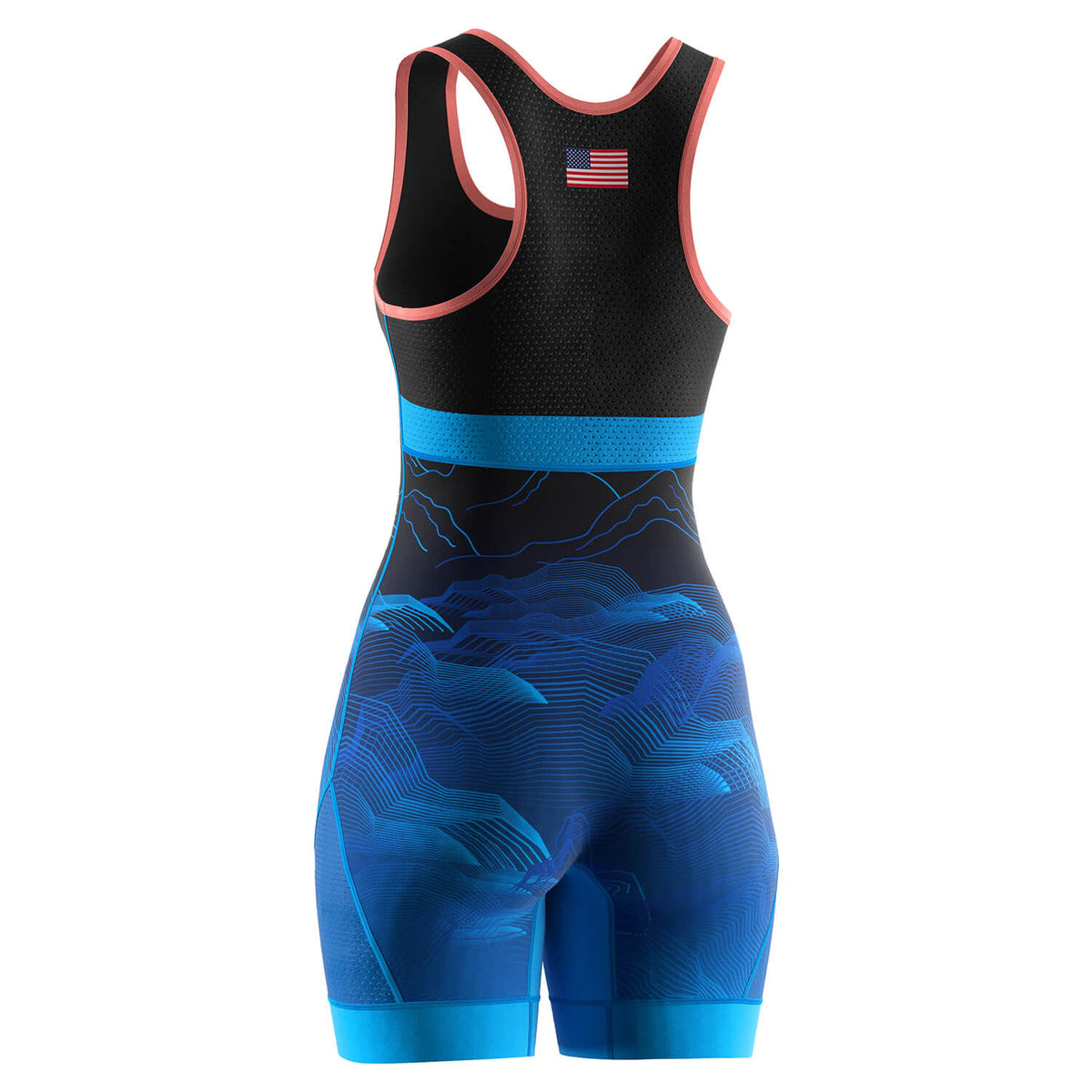 Women's Wrestling Singlet – Mountain & Wave Landscape Design