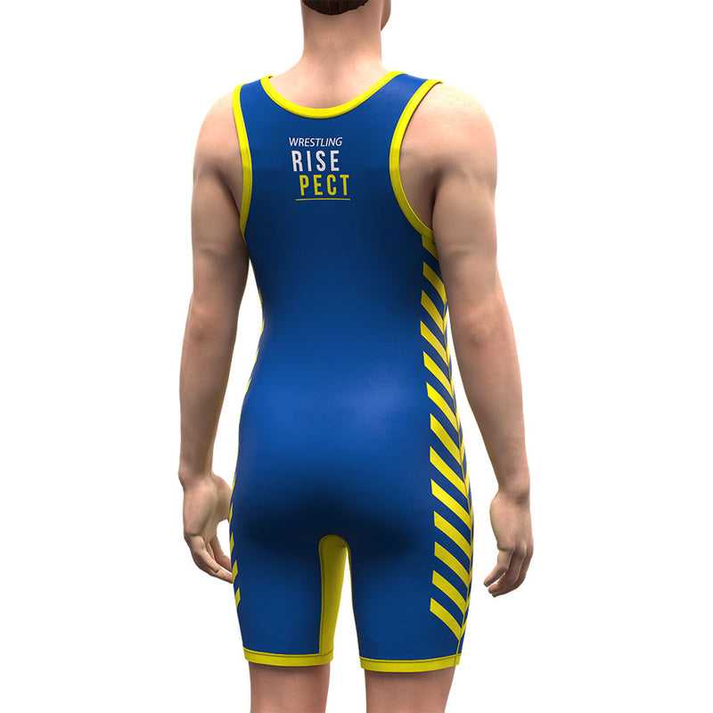 Yellow & Blue Wrestling Singlet 1.0